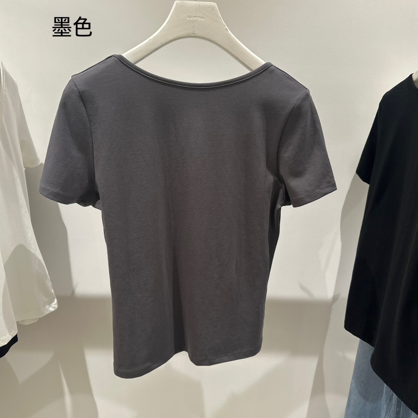 HELVETICA韓國直郵㊣女裝新款熱賣25春夏時尚人氣休閑推薦T恤HELVETICAT恤圖色2
