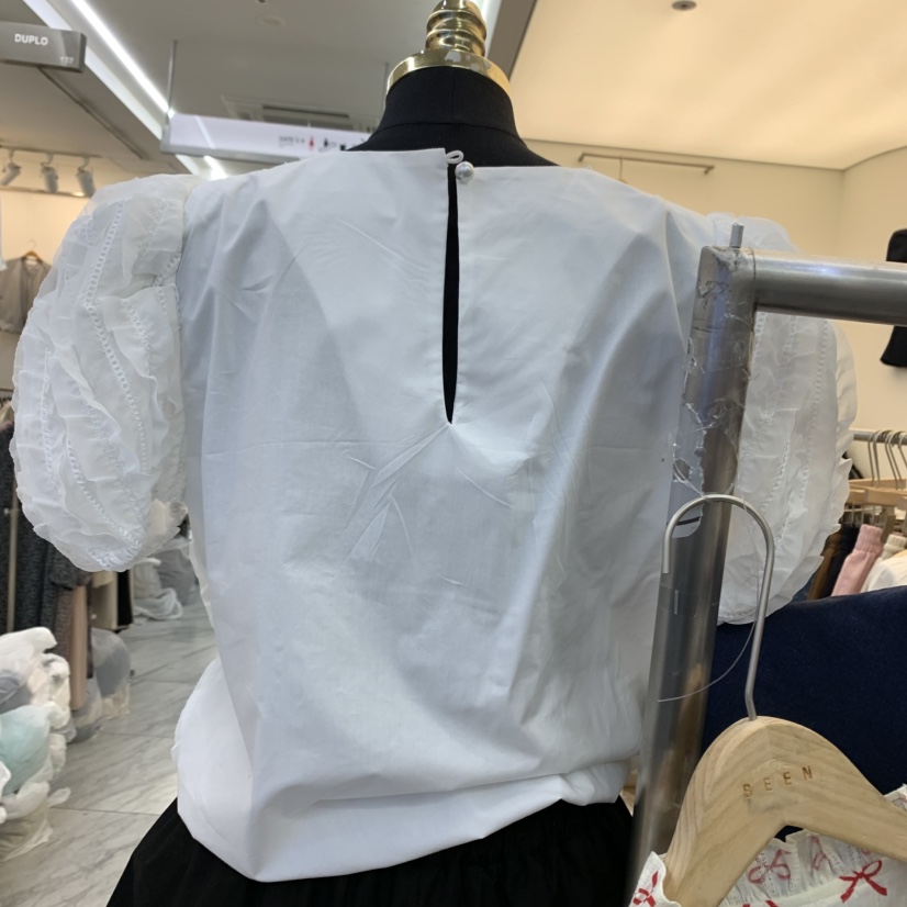 BEEN-A直郵韓國代購㊣女裝新款時尚休閑推薦人氣襯衫蕾絲衫BEEN-A襯衫/蕾絲衫