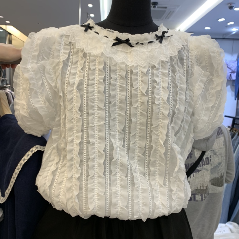 BEEN-A直郵韓國代購㊣女裝新款時尚休閑推薦人氣襯衫蕾絲衫BEEN-A襯衫/蕾絲衫