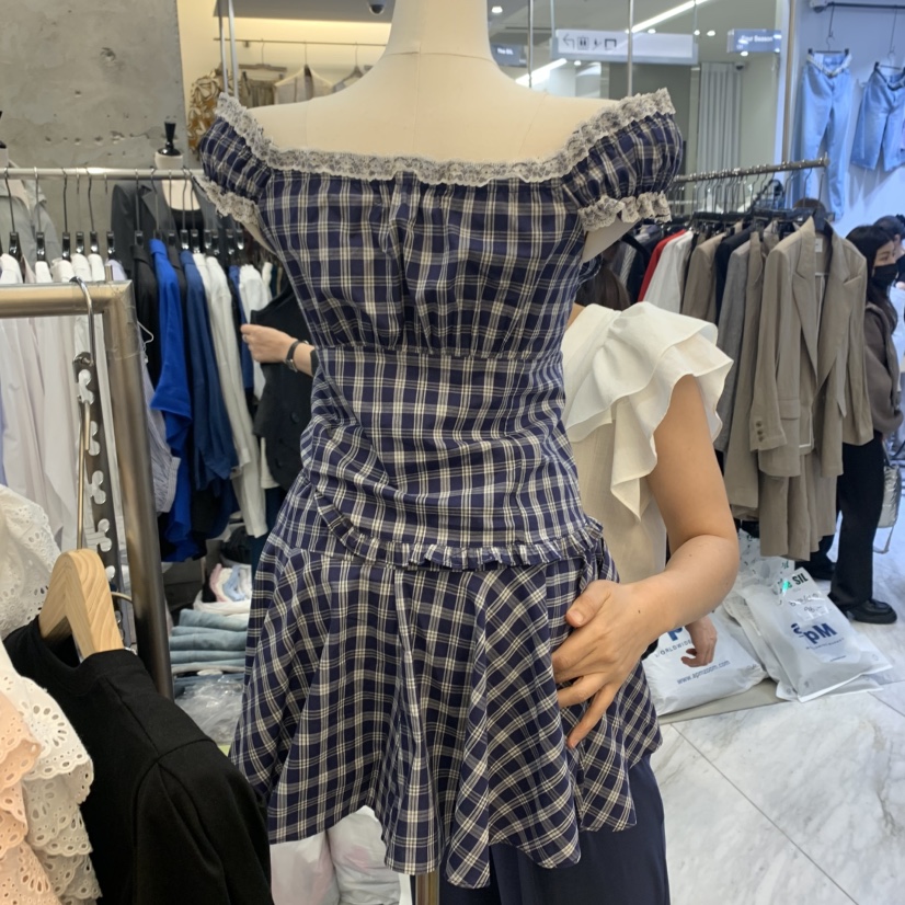 BEEN-A直郵韓國代購㊣女裝新款休閑人氣時尚25春夏襯衫蕾絲衫BEEN-A襯衫/蕾絲衫