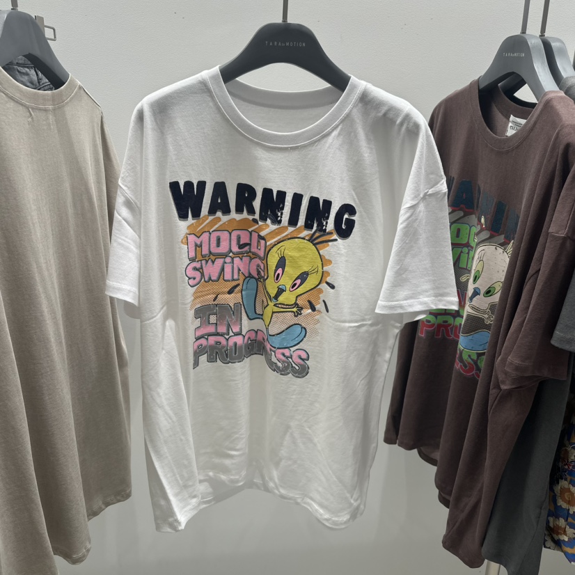 TARABY MOTION直郵韓國代購㊣女裝新品推薦熱賣25春夏人氣T恤TARABY MOTIONT恤圖色2