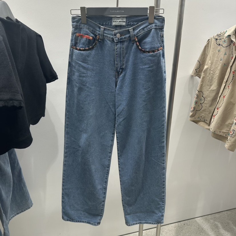 TARABY MOTION韓國㊣直郵東大門代購女裝新款時尚推薦牛仔褲TARABY MOTION牛仔褲