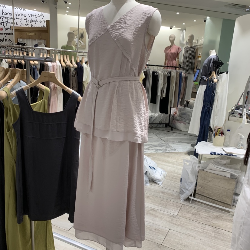 ADELINE韓國直郵㊣東大門實拍女裝新品25春夏時尚半身裙中短裙ADELINE半身裙/中短裙