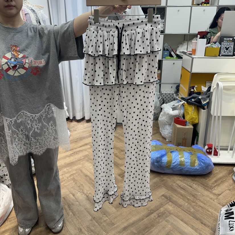 DE LINE韓國直郵㊣女裝新品熱賣人氣推薦25春夏時尚休閑裙褲DE LINE裙褲