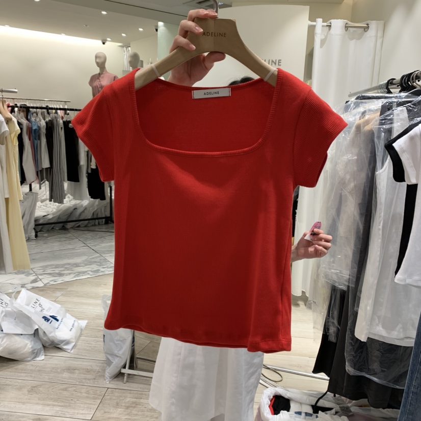 ADELINE韓國㊣直郵東大門代購女裝新品時尚熱賣人氣推薦T恤ADELINET恤