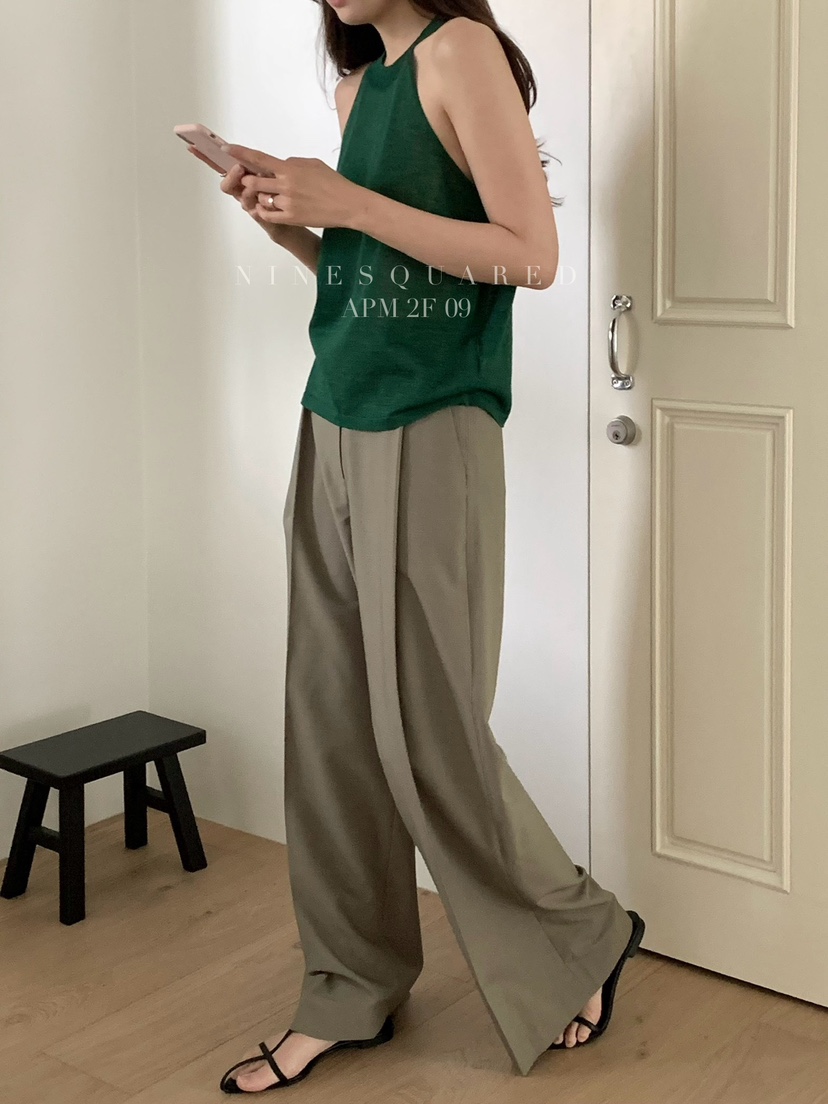 NINESQUARED韓國直郵㊣東大門實拍女裝新品25春夏人氣休閑褲NINESQUARED休閑褲