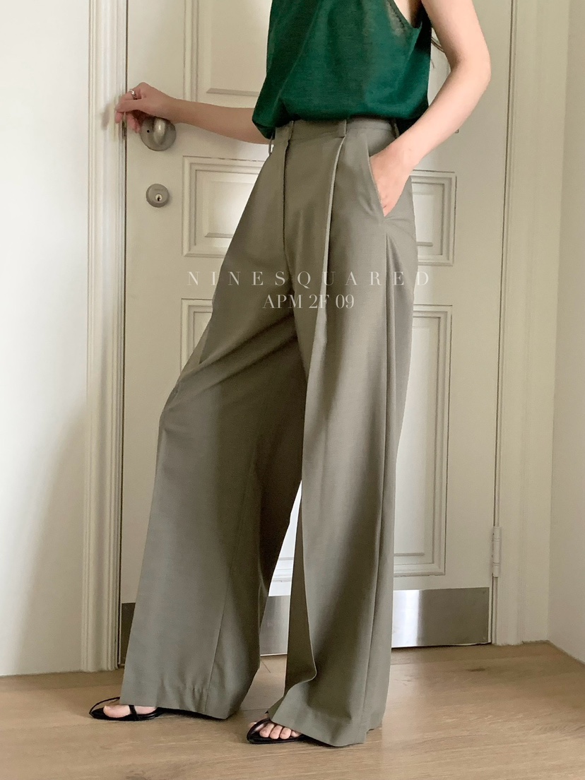 NINESQUARED韓國直郵㊣東大門實拍女裝新品25春夏人氣休閑褲NINESQUARED休閑褲