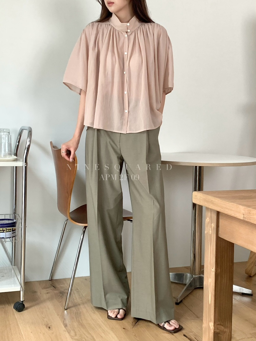 NINESQUARED韓國直郵㊣東大門實拍女裝新品25春夏人氣休閑褲NINESQUARED休閑褲