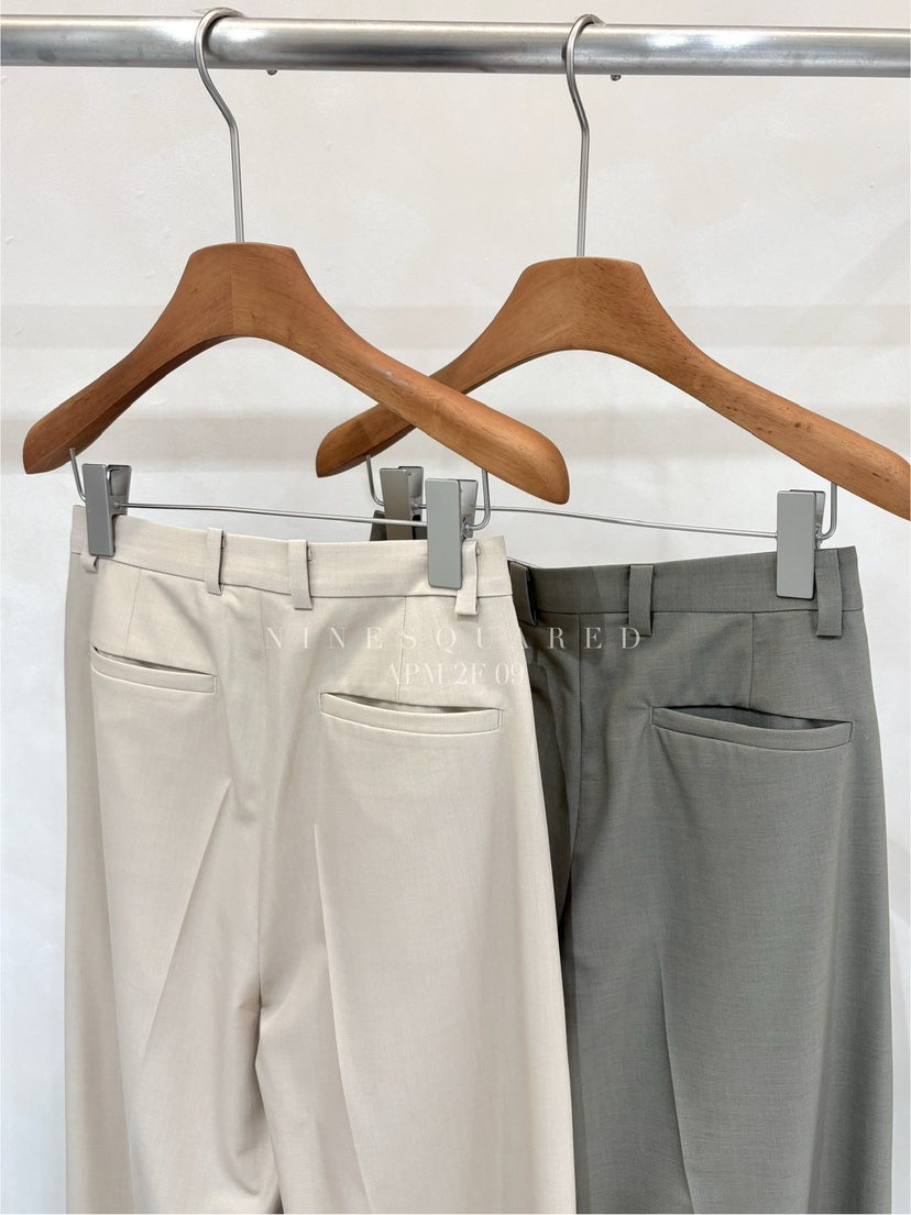 NINESQUARED韓國直郵㊣東大門實拍女裝新品25春夏人氣休閑褲NINESQUARED休閑褲