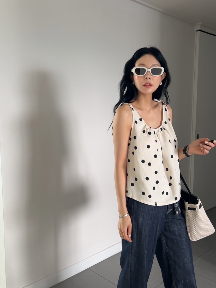 MILUI直郵韓國代購㊣女裝新品25春夏人氣時尚休閑熱賣吊帶背心MILUI吊帶/背心