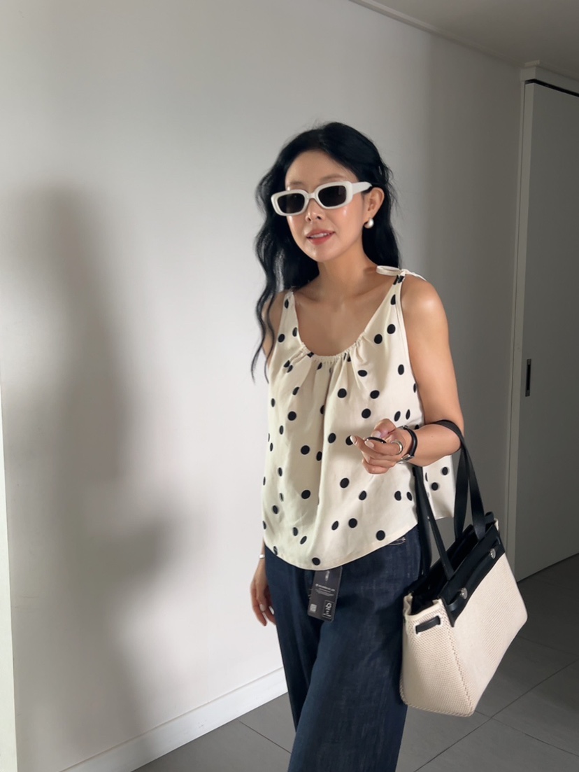 MILUI直郵韓國代購㊣女裝新品25春夏人氣時尚休閑熱賣吊帶背心MILUI吊帶/背心
