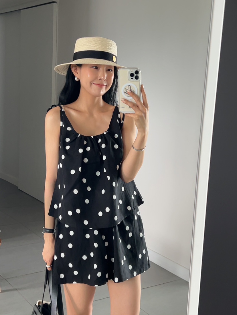 MILUI直郵韓國代購㊣女裝新品25春夏人氣時尚休閑熱賣吊帶背心MILUI吊帶/背心