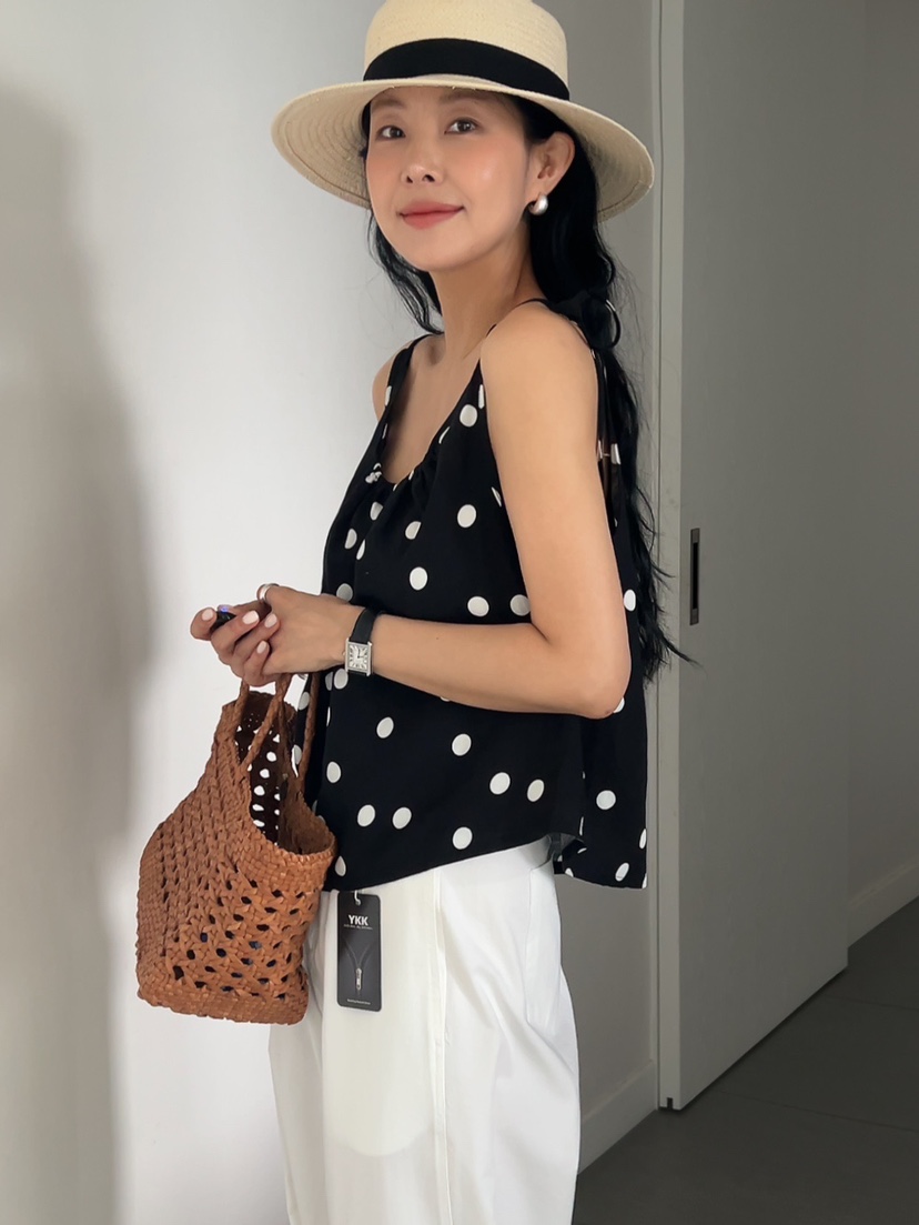 MILUI直郵韓國代購㊣女裝新品25春夏人氣時尚休閑熱賣吊帶背心MILUI吊帶/背心