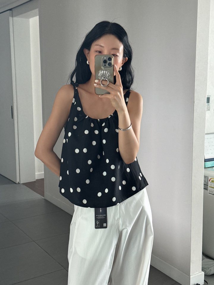 MILUI直郵韓國代購㊣女裝新品25春夏人氣時尚休閑熱賣吊帶背心MILUI吊帶/背心圖色2