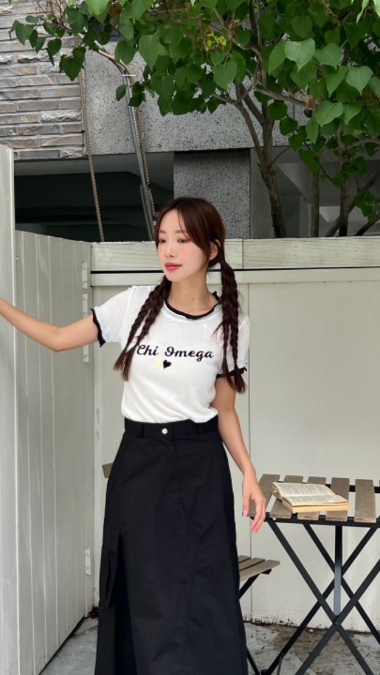 HEY/TO SEWING韓國㊣直郵東大門代購女裝新品25春夏時尚T恤BY HEY/TO SEWINGT恤