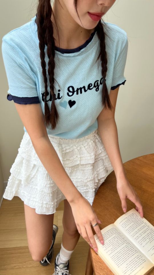 HEY/TO SEWING韓國㊣直郵東大門代購女裝新品25春夏時尚T恤BY HEY/TO SEWINGT恤