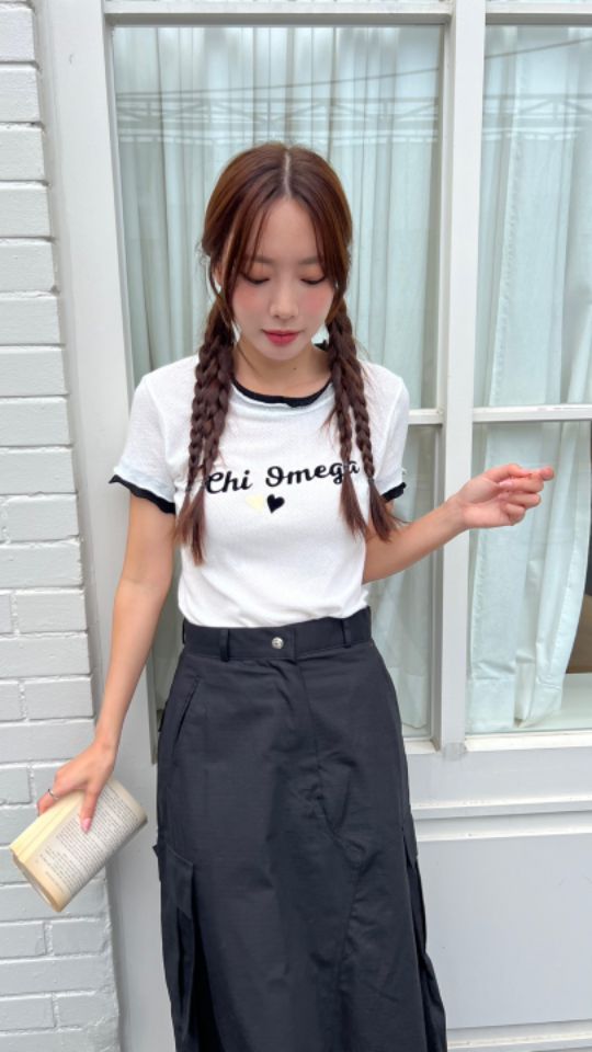 HEY/TO SEWING韓國㊣直郵東大門代購女裝新品25春夏時尚T恤BY HEY/TO SEWINGT恤
