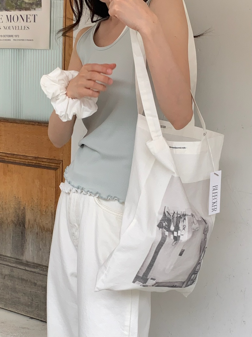 BLEECKER直郵韓國代購㊣女裝新品熱賣25春夏時尚單肩斜跨包BLEECKER單肩/斜跨包