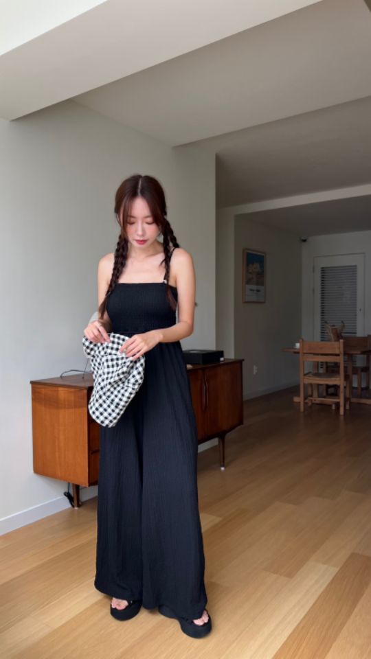 HEY/TO SEWING韓國直郵㊣女裝新款時尚休閑推薦25春夏連體褲BY HEY/TO SEWING連體褲