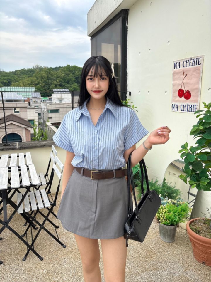 mars韓國㊣直郵東大門代購女裝新品推薦時尚熱賣襯衫蕾絲衫mars襯衫/蕾絲衫