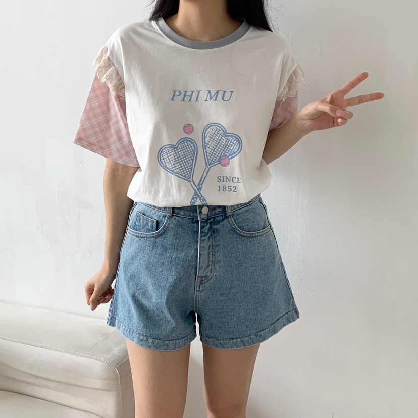 LOVABLE直郵韓國代購㊣女裝新款時尚推薦休閑人氣熱賣25春夏T恤LOVABLET恤