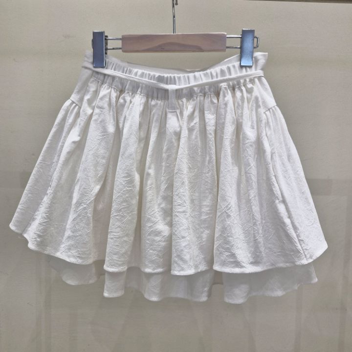 IF U-이퓨-T韓國㊣直郵東大門代購女裝新款休閑25春夏短裙IF U短裙