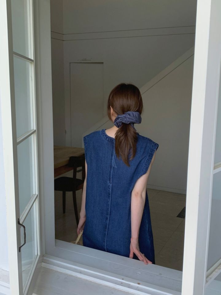 MARE韓國㊣直郵東大門代購女裝新品推薦熱賣時尚休閑連衣裙V領MARE連衣裙