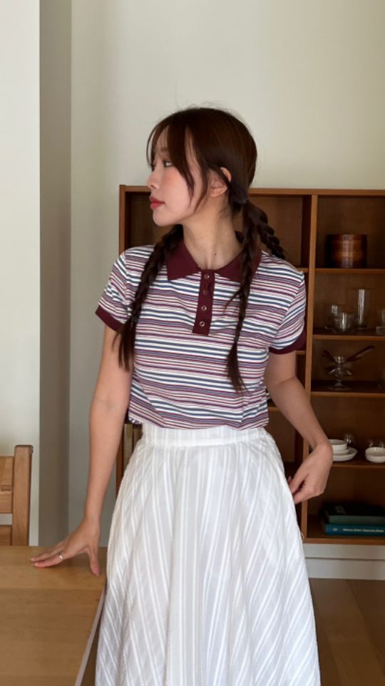 HEY/TO SEWING直郵韓國代購㊣女裝新款熱賣25春夏時尚T恤BY HEY/TO SEWINGT恤