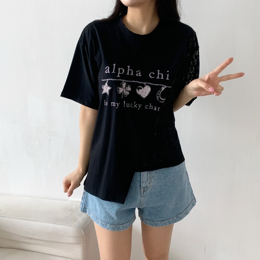 LOVABLE韓國直郵㊣女裝新款25春夏休閑人氣熱賣時尚推薦T恤LOVABLET恤