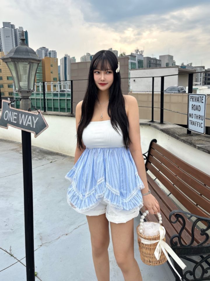 mars直郵韓國代購㊣女裝新款休閑時尚25春夏推薦熱賣連衣裙mars連衣裙