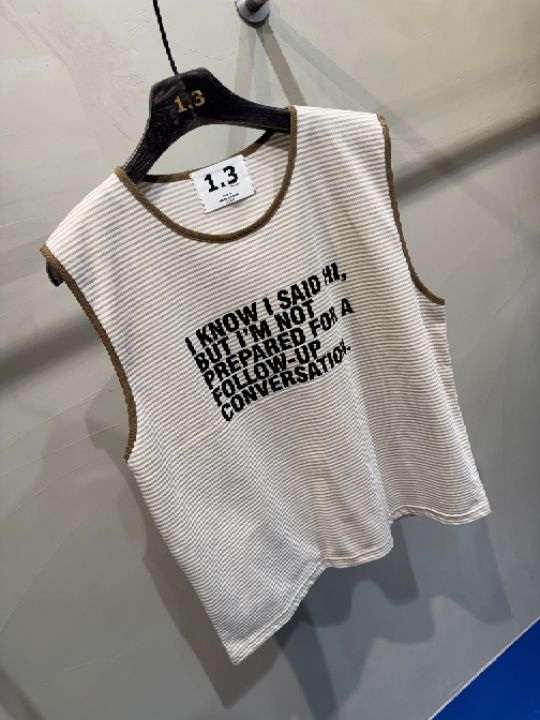 1.3韓國㊣直郵東大門代購女裝新款推薦熱賣25春夏吊帶背心1.3吊帶/背心