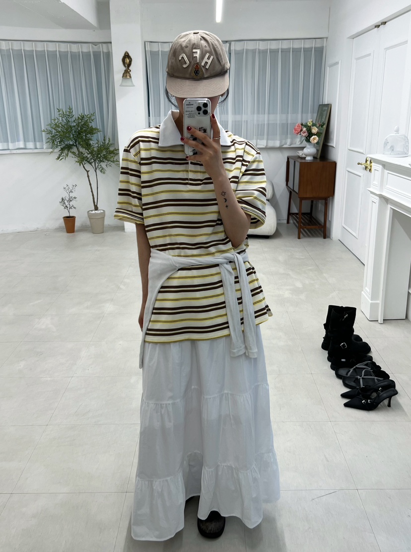 X-MOOD韓國直郵㊣女裝新品時尚熱賣25春夏休閑推薦人氣T恤X-MOODT恤