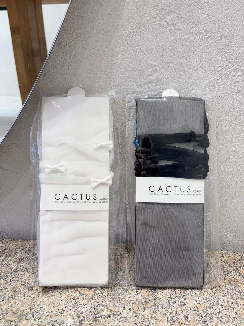 CACTUS-Q直郵韓國代購㊣女裝新款休閑時尚推薦熱賣襪子蝴蝶結CACTUS十雙起/可混搭襪子