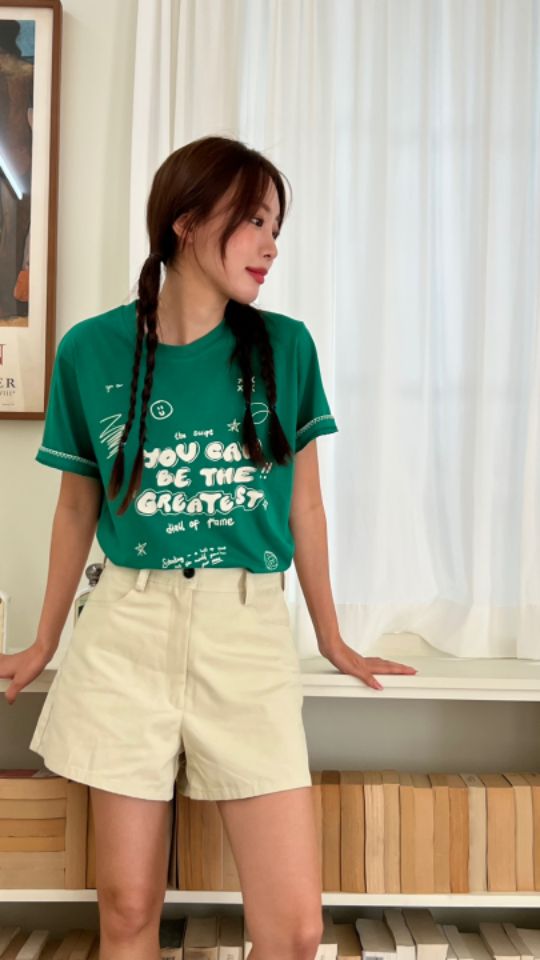 HEY/TO SEWING韓國㊣直郵東大門代購女裝新款熱賣休閑T恤BY HEY/TO SEWINGT恤