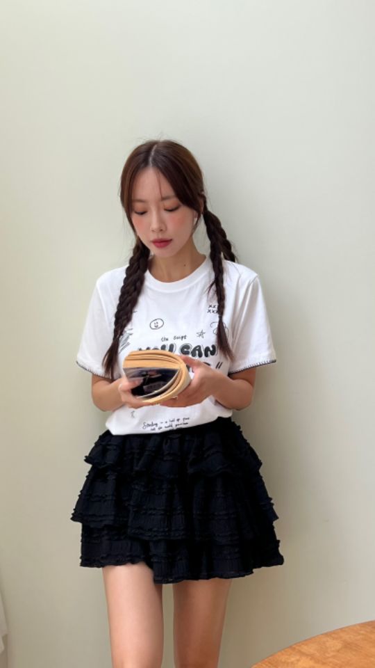 HEY/TO SEWING韓國㊣直郵東大門代購女裝新款熱賣休閑T恤BY HEY/TO SEWINGT恤