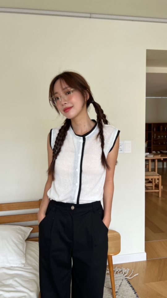 HEY/TO SEWING韓國直郵㊣東大門實拍女裝新款推薦人氣馬甲BY HEY/TO SEWING馬甲