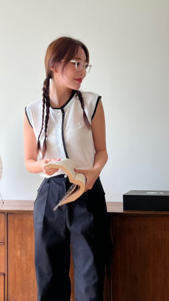 HEY/TO SEWING韓國直郵㊣東大門實拍女裝新款推薦人氣馬甲BY HEY/TO SEWING馬甲