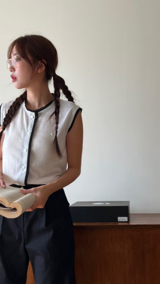 HEY/TO SEWING韓國直郵㊣東大門實拍女裝新款推薦人氣馬甲BY HEY/TO SEWING馬甲