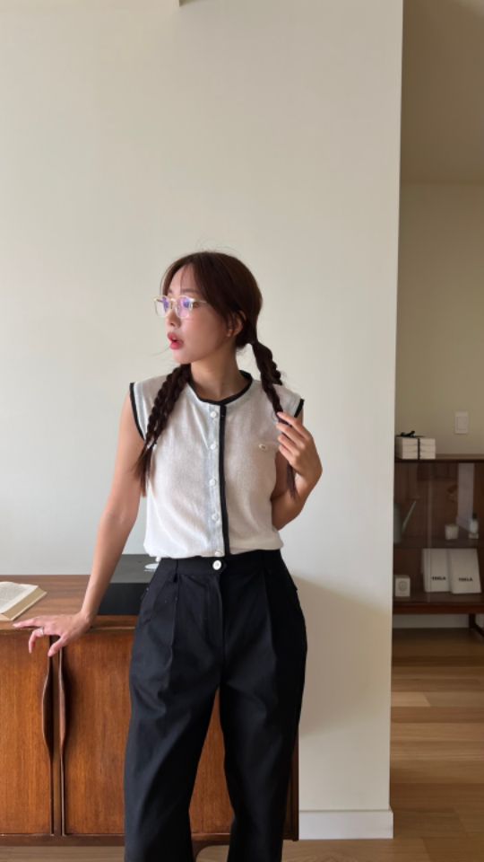 HEY/TO SEWING韓國直郵㊣東大門實拍女裝新款推薦人氣馬甲BY HEY/TO SEWING馬甲
