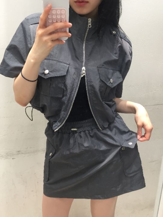 mars韓國直郵㊣東大門實拍女裝新品25春夏時尚人氣休閑夾克mars夾克圖色2