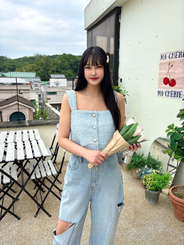 mars韓國直郵㊣女裝新品人氣時尚休閑熱賣推薦25春夏馬甲粗花呢mars馬甲