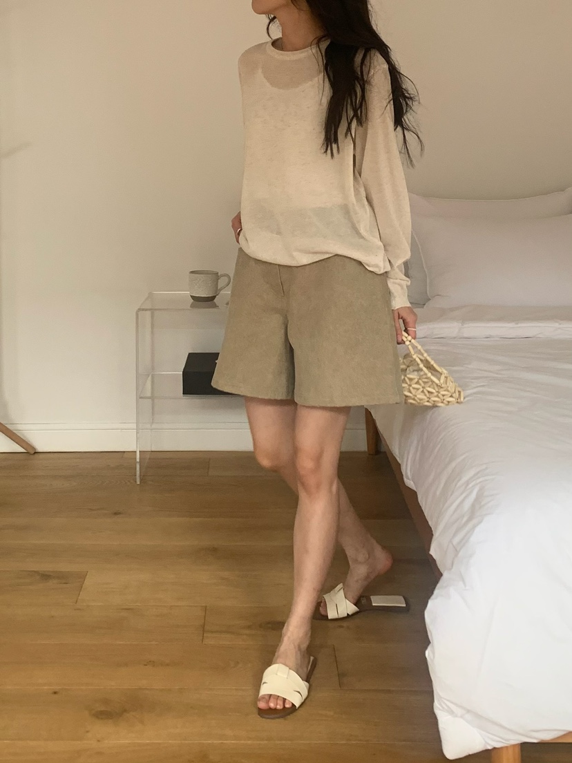 BLEECKER韓國㊣直郵東大門代購女裝新款推薦休閑人氣時尚短褲BLEECKER短褲