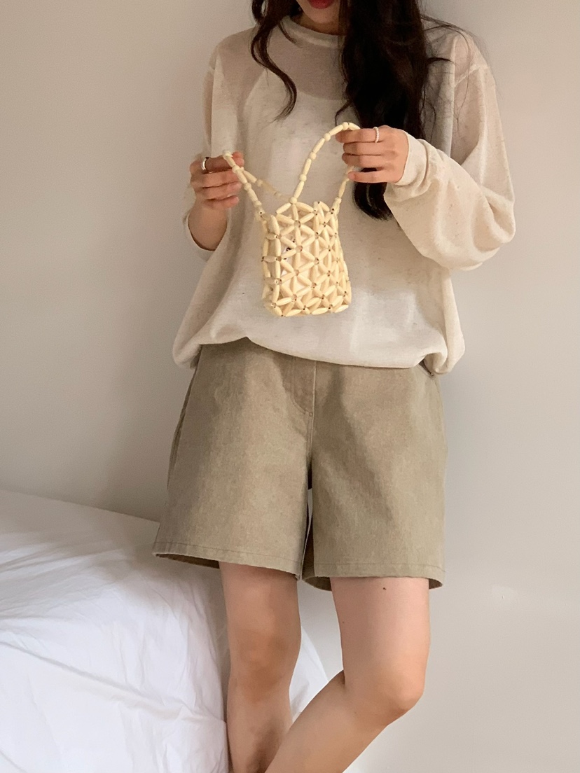 BLEECKER韓國㊣直郵東大門代購女裝新款推薦休閑人氣時尚短褲BLEECKER短褲