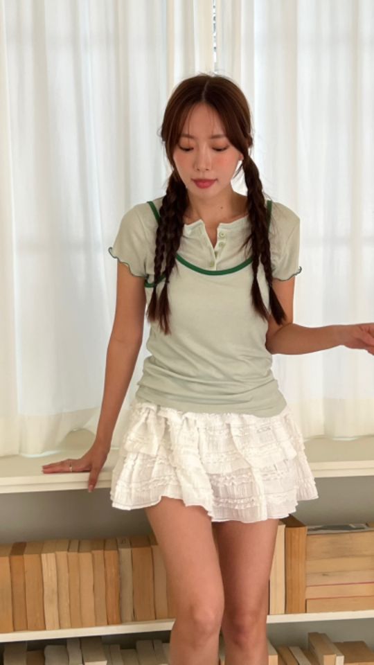HEY/TO SEWING韓國直郵㊣女裝新款25春夏休閑熱賣時尚套裝BY HEY/TO SEWING套裝