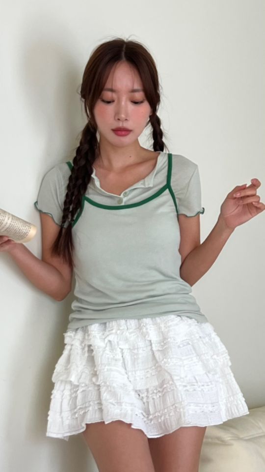 HEY/TO SEWING韓國直郵㊣女裝新款25春夏休閑熱賣時尚套裝BY HEY/TO SEWING套裝圖色2