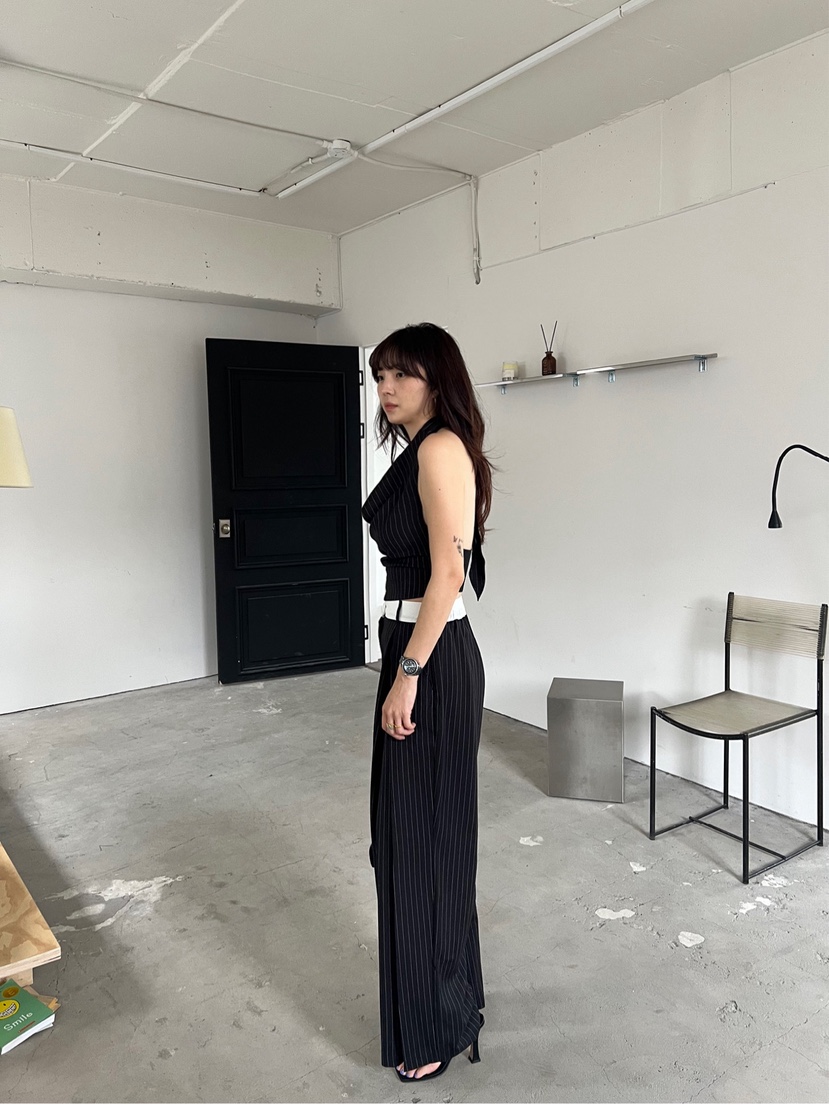 SOLAR直郵韓國代購㊣女裝新款推薦休閑時尚25春夏吊帶背心條紋SOLAR吊帶/背心