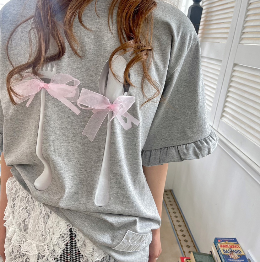 BOUTIQUE-L韓國直郵㊣女裝新品熱賣人氣推薦休閑25春夏T恤BOUTIQUE-LT恤