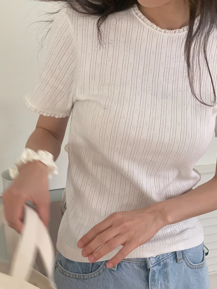 BLEECKER韓國直郵㊣東大門實拍女裝新款熱賣休閑25春夏時尚T恤BLEECKERT恤