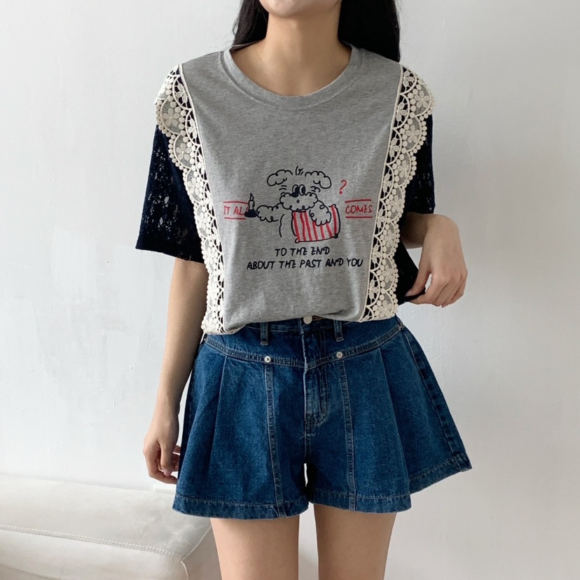LOVABLE直郵韓國代購㊣女裝新款人氣時尚熱賣25春夏推薦T恤LOVABLET恤