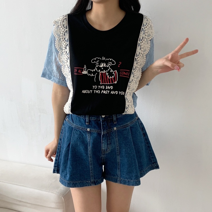 LOVABLE直郵韓國代購㊣女裝新款人氣時尚熱賣25春夏推薦T恤LOVABLET恤